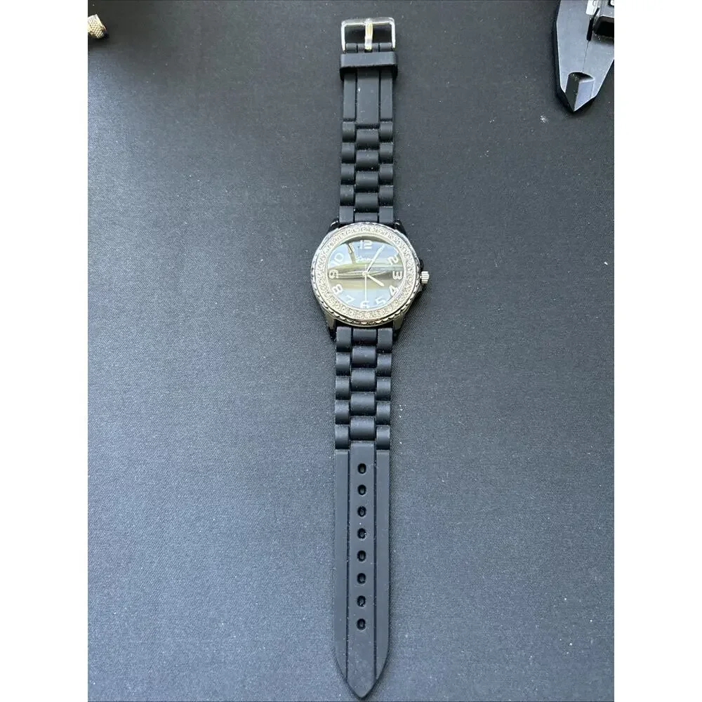 Geneva Black Dial And Band Women’s Quartz Watch